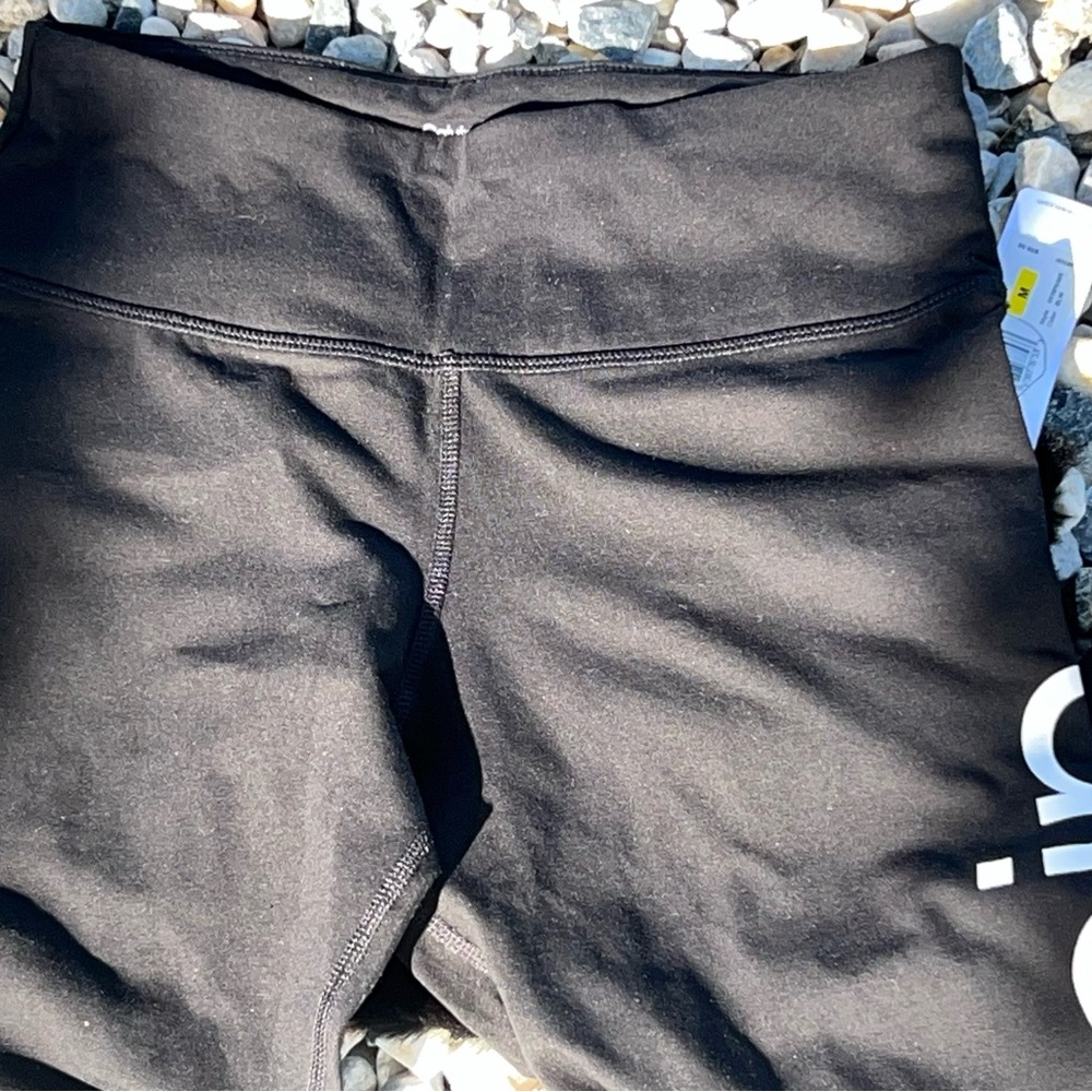 Calvin Klein Performance Women's Black Logo Leggings - Picture 5 of 12